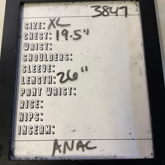 Anac By Kimi Graphic Printed Mesh Top Size XL Boho Art to Wear - Picture 7 of 7